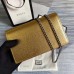 Gucci Dionysus Super Mini Bag In Gold Lame Leather