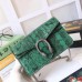 Gucci Green Dionysus Super Mini Snakeskin Bag