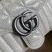Gucci GG Marmont Small Bag In White Matelasse Calfskin