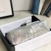 Gucci GG Marmont Small Shoulder Bag In Silver Sequin