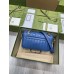 Gucci GG Marmont Mini Shoulder Bag In Blue Matelasse Leather