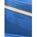 Gucci GG Marmont Mini Shoulder Bag In Blue Matelasse Leather