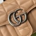 Gucci GG Marmont Mini Shoulder Bag In Rose Beige Matelasse Leather