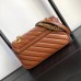Gucci Brown GG Marmont Mini Matelasse Shoulder Bag