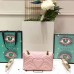 Gucci Pink GG Marmont Mini Matelasse Shoulder Bag