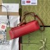 Gucci Red GG Marmont Mini Matelasse Shoulder Bag