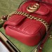 Gucci Red GG Marmont Mini Matelasse Shoulder Bag