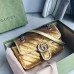 Gucci GG Marmont Mini Shouler Bag In Gold Sequin