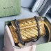 Gucci GG Marmont Mini Shouler Bag In Gold Sequin