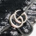 Gucci GG Marmont Mini Shouler Bag In Black Sequin