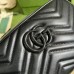 Gucci Black GG Marmont Small Camera Bag with Black Hardware