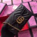 Gucci Black GG Marmont Matelasse Super Mini Bag