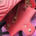 Gucci Red GG Marmont Matelasse Super Mini Bag