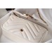 Gucci White GG Marmont Matelasse Super Mini Bag