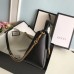 Gucci Black GG Marmont Small Shoulder Bag With Handle