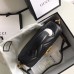 Gucci GG Marmont Mini Top Handle Bag In Black Leather