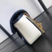 Gucci GG Marmont Super Mini Bag In White Diagonal Leather