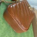 Gucci GG Marmont Mini Bag In Brown Diagonal Matelasse Leather