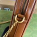 Gucci GG Marmont Mini Bag In Brown Diagonal Matelasse Leather