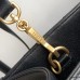 Gucci 627332 GG Marmont medium tote bag in Black matelassé leather