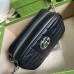 Gucci GG Marmont Mini Camera Bag In Black Matelasse Leather