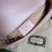 Gucci GG Marmont Belt Bag In Pink Matelasse Leather