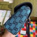 Gucci Blue GG Marmont Multicolor Canvas Small Bag