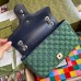 Gucci Green GG Marmont Multicolor Canvas Small Bag