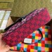 Gucci GG Marmont Multicolor Canvas Small Pink Bag