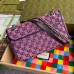 Gucci Pink GG Marmont Multicolor Canvas Small Bag