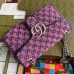 Gucci Pink GG Marmont Multicolor Canvas Small Bag