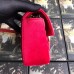 Gucci Red GG Marmont Mini Velvet Shoulder Bag