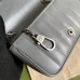 Gucci GG Marmont Super Mini Bag In Grey Matelasse Leather