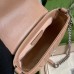 Gucci GG Marmont Mini Top Handle Bag In Beige Matelasse Leather