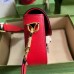 Gucci x Adidas Horsebit 1955 Mini Bag In Red Calfskin