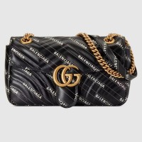Gucci The Hacker Project Small GG Marmont Black Bag