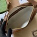 Gucci Beige GG Supreme Messenger Bag with Interlocking G