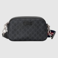 Gucci Camera Bag In Black GG Supreme Canvas