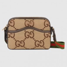 Gucci Messenger Bag In Jumbo GG Canvas