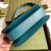 Gucci Blue Horsebit 1955 Bicolor Small Shoulder Bag