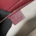 Gucci 1955 Horsebit Small Bag In Burgundy GG Canvas