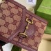 Gucci Horsebit 1955 Mini Bag In Bordeaux GG Canvas