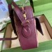 Gucci Horsebit 1955 Small Bag In Gurgundy GG Canvas