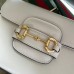 Gucci Horsebit 1955 Mini Bag In White Calfskin