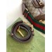 Gucci Horsebit 1955 Mini Bag In GG Supreme With Brown Trim