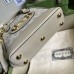 Gucci Horsebit 1955 Mini Top Handle Bag In White Supreme Canvas