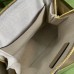 Gucci Horsebit 1955 Mini Top Handle Bag In White Supreme Canvas