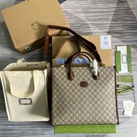 Gucci Interlocking G Tote GG Coated Canvas Vertical Gucci Interlocking G Tote GG Coated Canvas Vertical