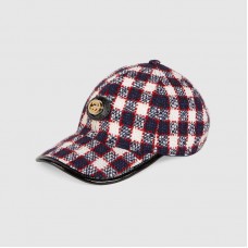 Gucci Tweed baseball hat