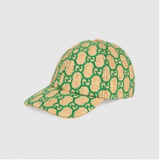 Gucci Online Exclusive GG baseball hat with snakeskin